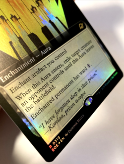 MTG Hardlight Containment (Extended Art Foil) Edge of Eternities 319 NM - Image 2