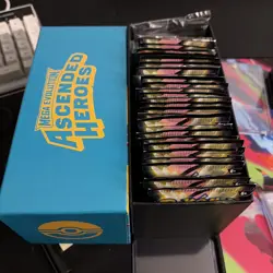 Lot of 30 Pokemon TCG Mega Evolution Ascended Heroes Packs SEALED in ETB - Image 1