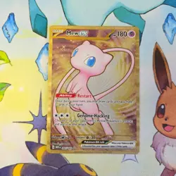 Pokemon Mew EX TCG 205/165 Gold Metal Scarlet Violet Promo Card - Image 1