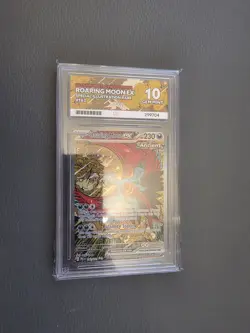 Pokemon TCG Roaring Moon EX 162/131 Prismatic Evolutions Special Illustration - Image 1