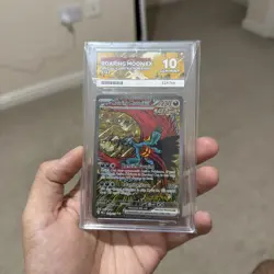 Pokemon TCG Roaring Moon EX 162/131 Prismatic Evolutions Special Illustration - Image 1