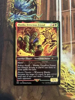 MTG - Blanka, Ferocious Friend Secret Lair Drop Regular NM - Image 1