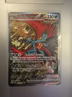 Pokemon TCG Prismatic Evolutions Roaring Moon EX Full Art Card 162/131 - Image 1