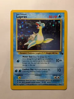 Pokemon TCG Lapras Fossil Rare Holo Unlimited Bundle - Image 2
