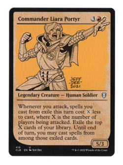 MTG-Commander Liara Portyr Showcase-Battle for Baldur's Gate--Near Mint-NonFoil - Image 1