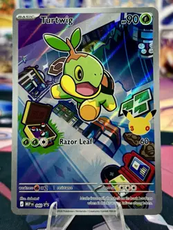 Pokemon TCG First (1st) Partner Card - Turtwig - MINT / PACK FRESH!!! - Image 1