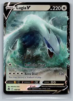 Lugia V SWSH12: Silver Tempest #138/195 Ultra Rare Holo Pokemon Card - Image 1