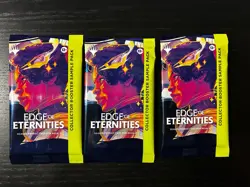 3x MTG Edge of Eternities Collector Booster Sample Packs - Sealed, Free Shipping - Image 1