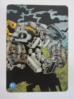 MUAKA BIONICLE QUEST FOR MASKS RAHI CHALLENGE 1ST ED CARD 255 FULL ART NP NM - Image 1