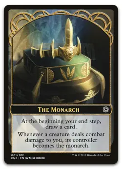 The Monarch Token #1 (NM) Conspiracy Take the Crown CN2 Magic MTG - Image 1