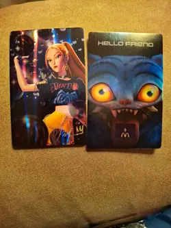 Mcdonalds K-POP Demon Hunters HUNTRIX Card Mira With Wrapper - Image 1