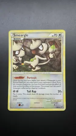 Smeargle 8/90 Undaunted Holo Pokemon Card - Ungraded - Image 1
