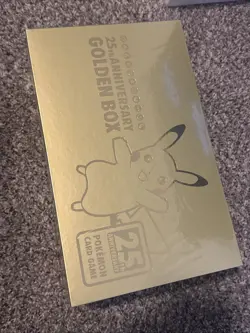 Golden Pokemon Sword & Shield 25th Anniversary Golden Box Card Game 4521329322605 - Image 1