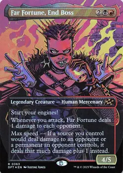 Far Fortune, End Boss (Borderless) Aetherdrift Foil - Image 1