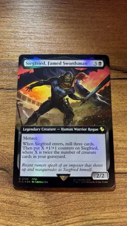 Siegfried, Famed Swordsman (Extended Art) FOIL - Commander: FINAL FANTASY 149 - Image 1