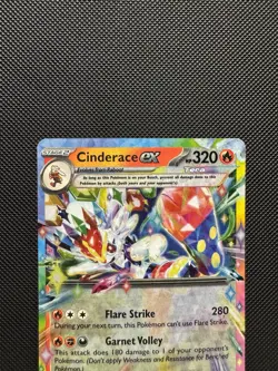 Pokemon TCG Cinderace ex 028/142 Sv07: Stellar Crown Double Rare Near Mint - Image 3
