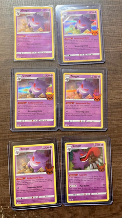 Gengar Pokemon Card Lot 6 Cards - Image 1