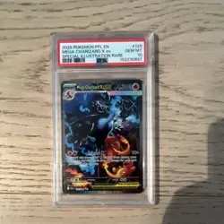 Pokemon Mega Charizard X EX Phantasmal Flames Special Illustration PSA 10 - Image 1