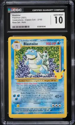 Pokemon Celebrations Base Set Charizard Blastoise Venusaur PSA CGC 9 10 Set - Image 3