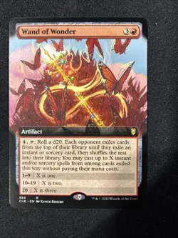 MTG - Wand of Wonder (Extended Art) Commander Legends: Battle for Baldur's Gate - Image 1