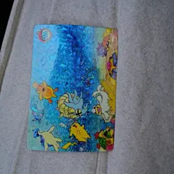 POKEMON POCKET MONSTERS VENDING PRISM STICKER #386 PIKACHU PSYDUCK LAPRAS - Image 2