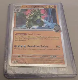 Team Rocket's Tyranitar (Pokemon Center Exclusive) 096/182 NEW SEALED Promo - Image 1