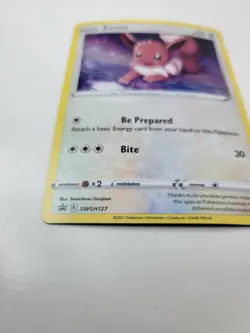Pokemon TCG Eevee SWSH Black Star Promo SWSH127 Promo - Image 2