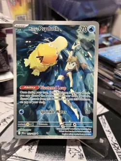 Pokemon TCG Misty's Psyduck 193/182 Sv10 Destined Rivals Illustration Rare Holo - Image 1