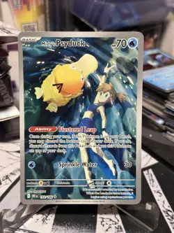 Pokemon TCG Misty's Psyduck 193/182 Sv10 Destined Rivals Illustration Rare Holo - Image 2