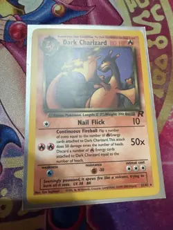 Pokemon TCG: Dark Charizard 21/82 Team Rocket MP - Image 1