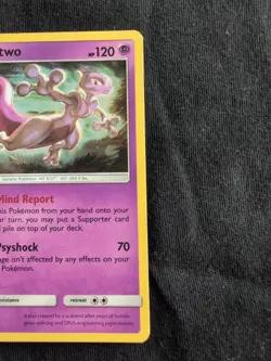 Pokemon TCG Mewtwo SM214 Black Star Promo Holo - Image 2
