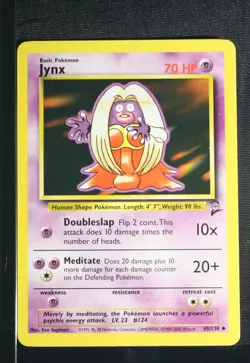 PSA 8 NEAR MINT MINT 2000 Pokemon Game Base II #45 Jynx !!! - Image 3