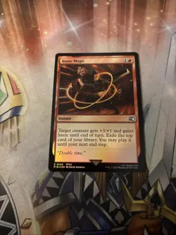 FOIL C 0140 Haste Magic Instant Common Final Fantasy NM Card MTG FIN FFVII Red - Image 1