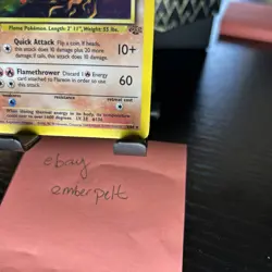 Flareon 1st edition Holo Jungle WOTC 3/64 Pokemon TCG #3 Rare - LP - Image 4