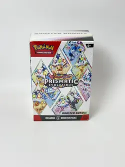 Pokemon TCG Scarlet Violet Prismatic Evolutions Booster Bundle 6 Booster Packs - Image 1