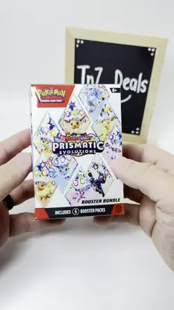 Pokemon TCG Scarlet Violet Prismatic Evolutions Booster Bundle 6 Booster Packs - Image 2