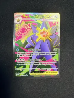 Mega Starmie ex Full Art 102/088 Perfect Order Pokemon TCG - Image 1