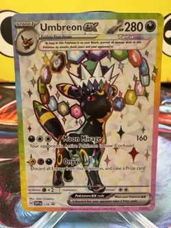 Pokemon Umbreon EX SVP 176 Premium Figure Collection Black Star Promo - Image 1