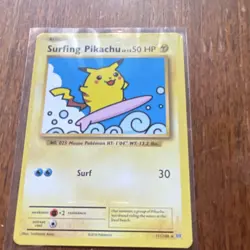 Pokemon Surfing Pikachu 111/108 Evolutions Secret Rare Regular Basic 50 HP - Image 2