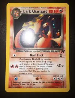 Pokemon TCG Dark Charizard Holo Rare 4/82 - Image 1