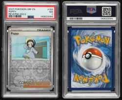 Poppy Reverse Foil Pokemon Scarlet & Violet: Obsidian Flames OBF PSA 7 - Image 3