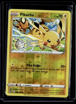 Pikachu - 049/195 / Reverse Silver Tempest 2022 (NM) / Pokemon TCG - Image 1