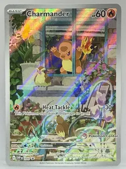 Pokemon TCG Charmander SVP 044 Pokemon Center Stamped Promo Obsidian Flames - Image 1