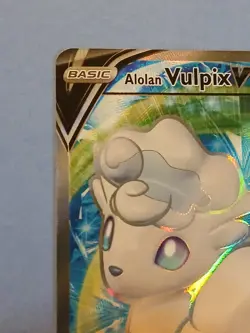 Pokemon Sword & Shield Silver Tempest Alolan Vulpix V 173/195 Full Art - Image 4