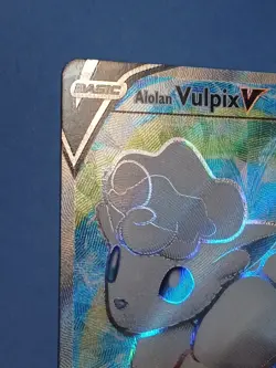 Pokemon Sword & Shield Silver Tempest Alolan Vulpix V 173/195 Full Art - Image 5