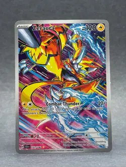 Pokemon - 151/142 Zeraora SV07 Stellar Crown Illustration Rare Holo Full Art NM - Image 1