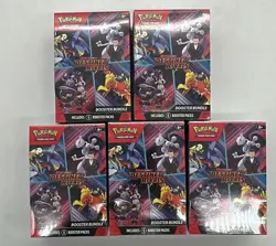 Lot of (5) Pokemon TCG Scarlet & Violet Destined Rivals Booster Bundles SEALED - Image 1