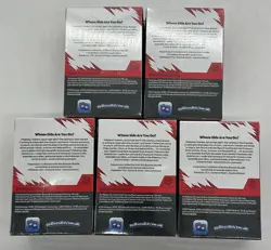 Lot of (5) Pokemon TCG Scarlet & Violet Destined Rivals Booster Bundles SEALED - Image 2