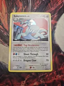 Salamence 8/99 Arceus Pokemon Cosmo Holo Rare MP - Image 1