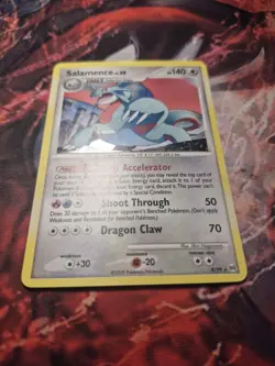 Salamence 8/99 Arceus Pokemon Cosmo Holo Rare MP - Image 3